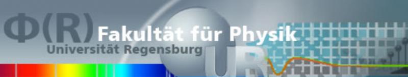 Logo der Fakultät für Physik der Universität Regensburg